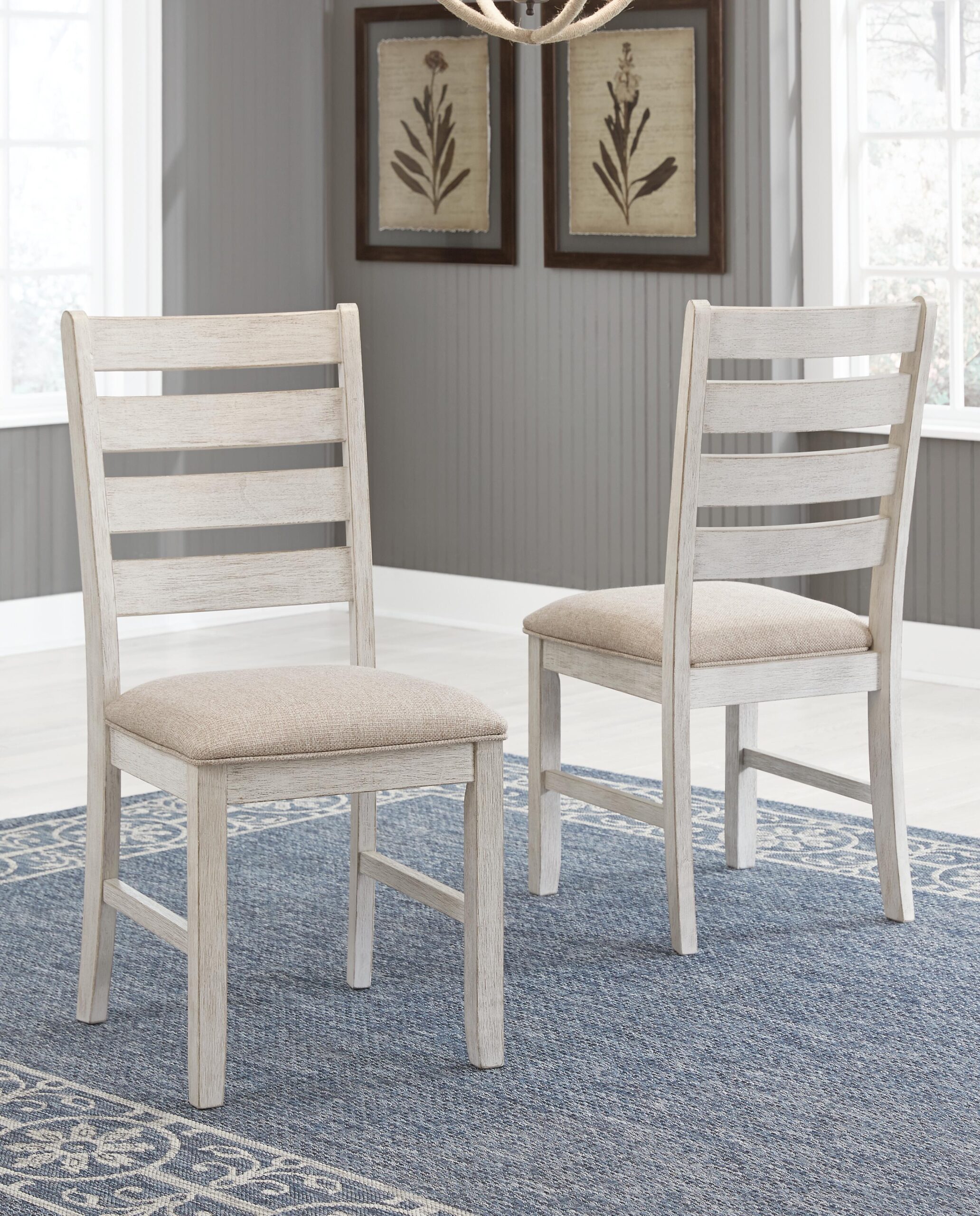 Skempton - Dining UPH Side Chair (Set of 2) - White - Image 2