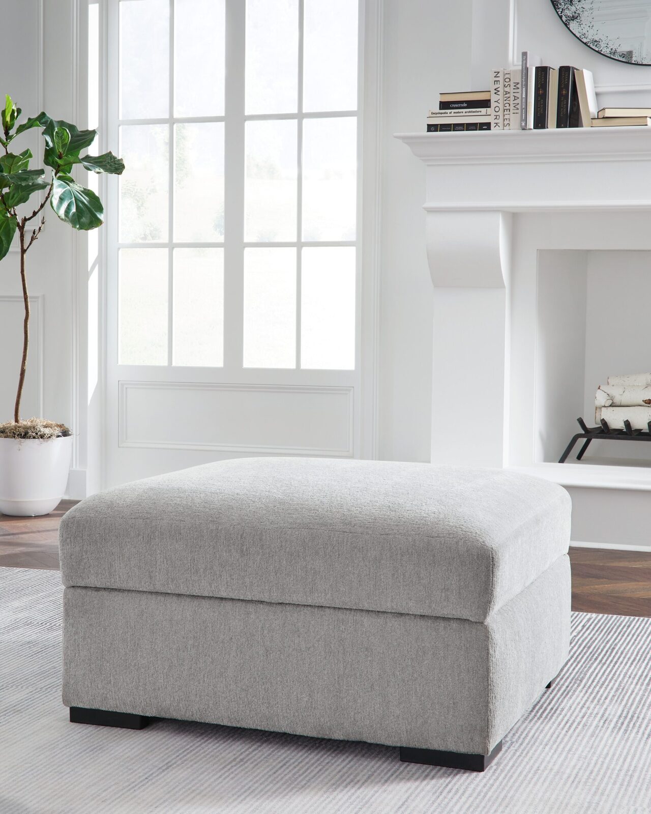 Gabyleigh - Ottoman With Storage - Nickel - Image 2