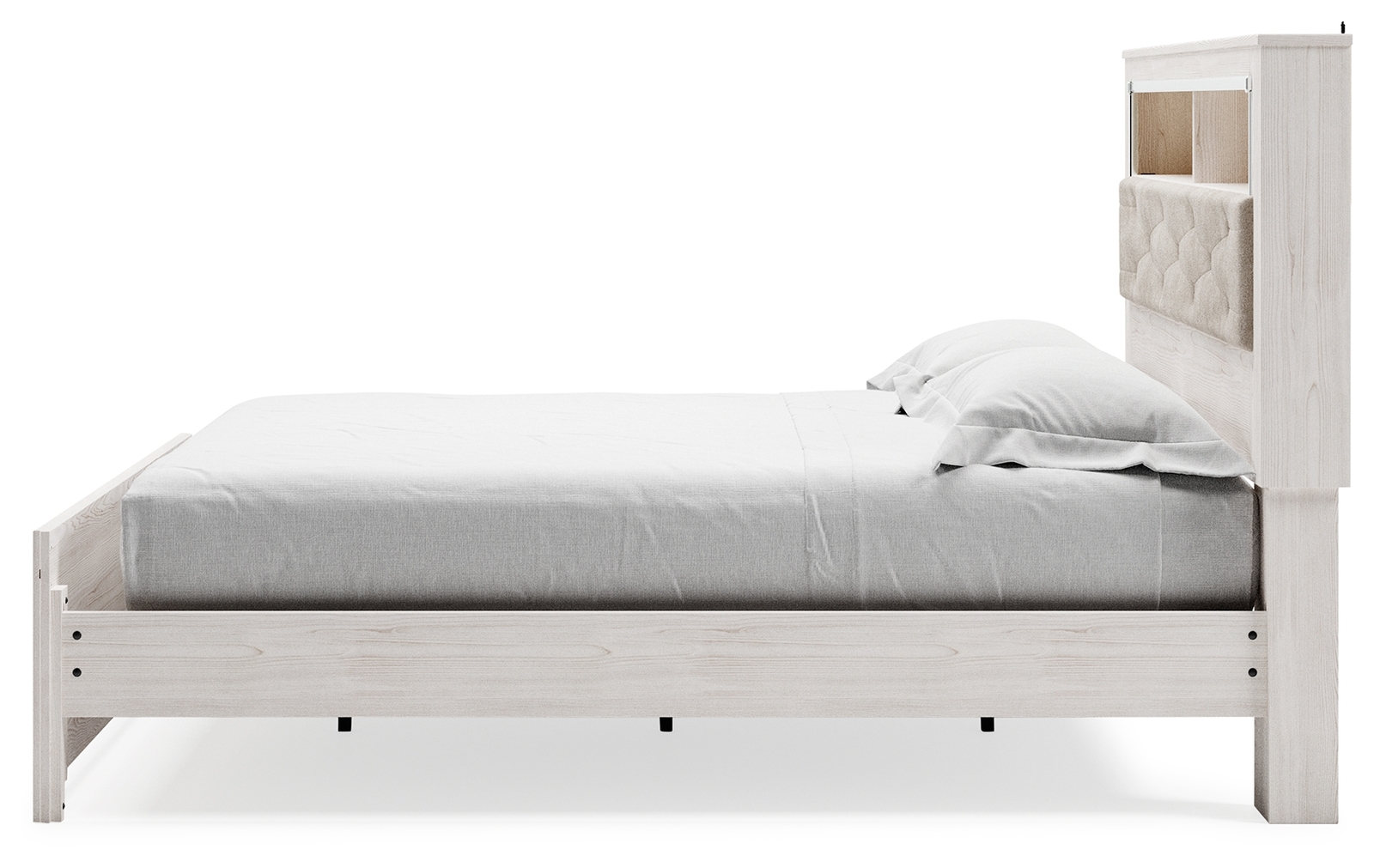 Altyra - King Bookcase Panel Bed - White - Image 6