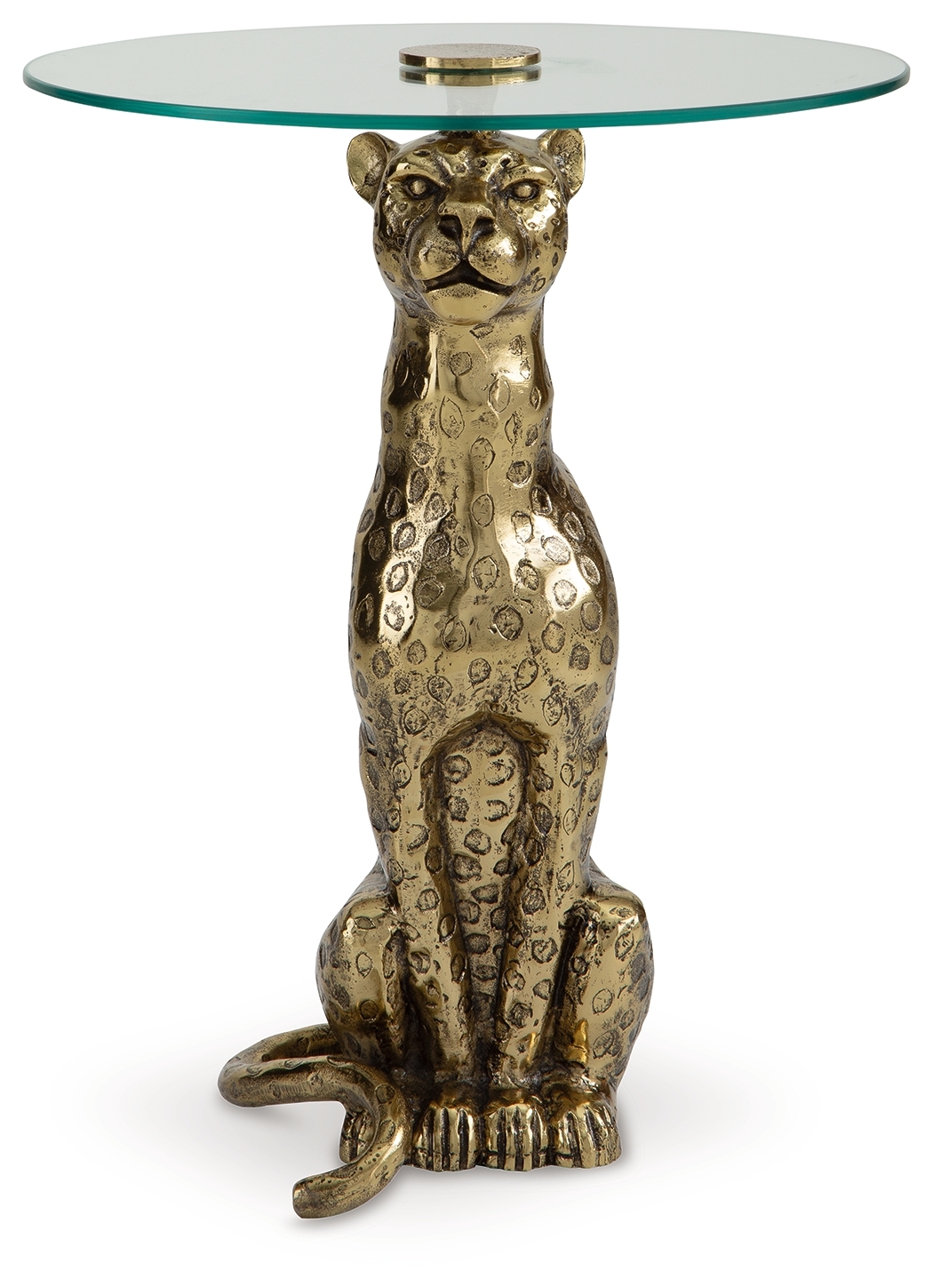 Vallain - Accent Table - Antique Gold Finish - Image 3