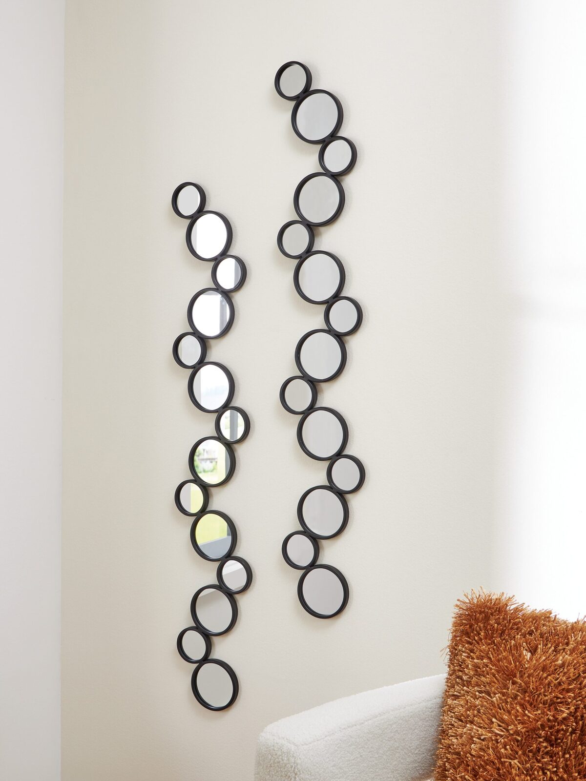 Vinler - Accent Mirror Set (Set of 2) - Black - Image 2