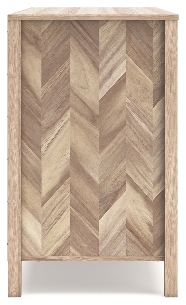 Battelle - Six Drawer Dresser - Tan - Image 8