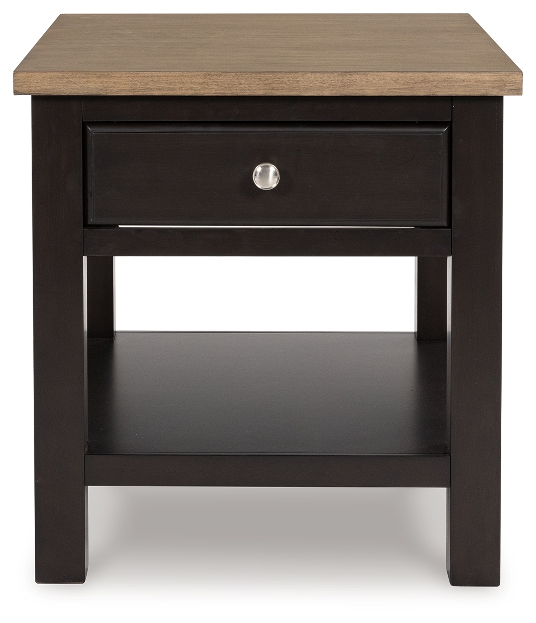 Drazmine - Rectangular End Table - Brown - Image 4