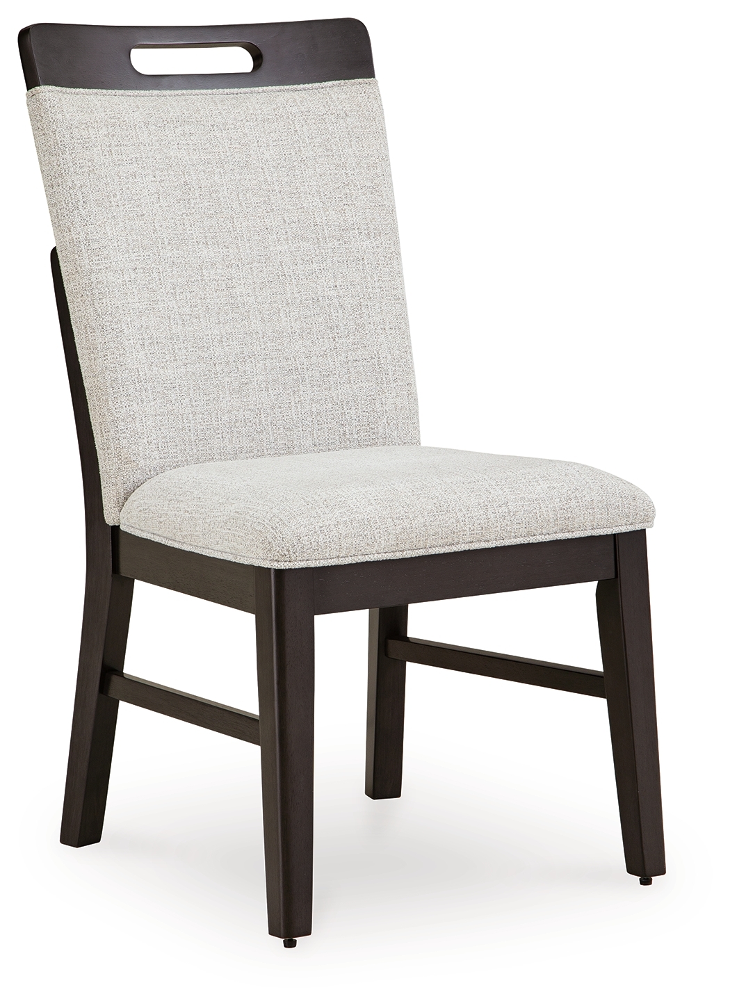Neymorton - Dining Upholstered Side Chair (Set of 2) - Light Gray / Brown - Image 3