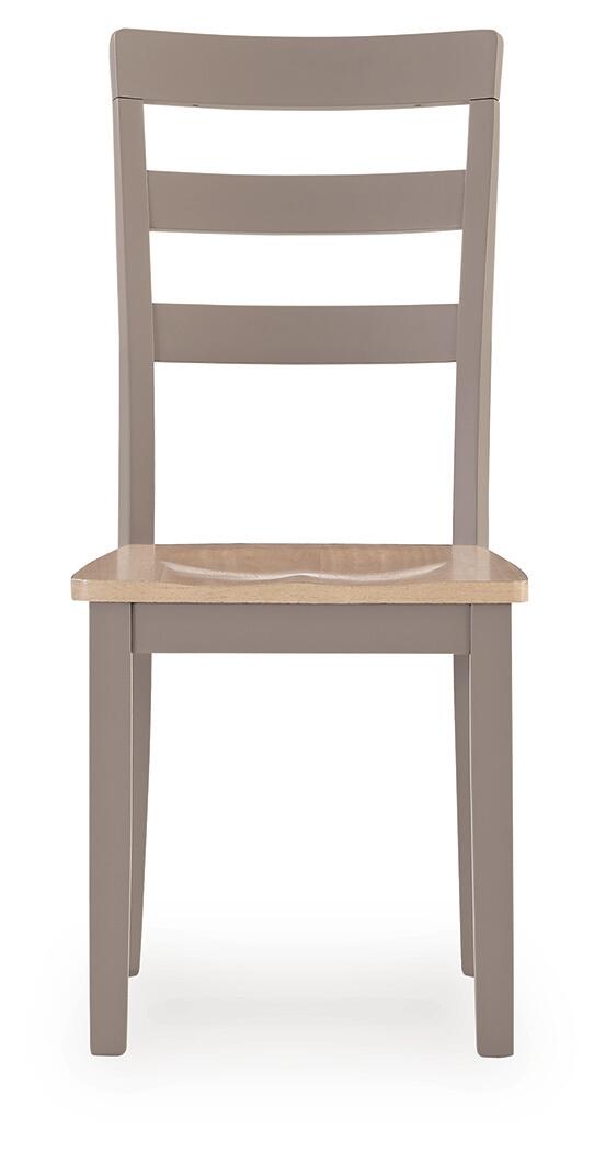 Harperfeld - Dining Room Side Chair (Set of 2) - Natural / Gray - Image 4
