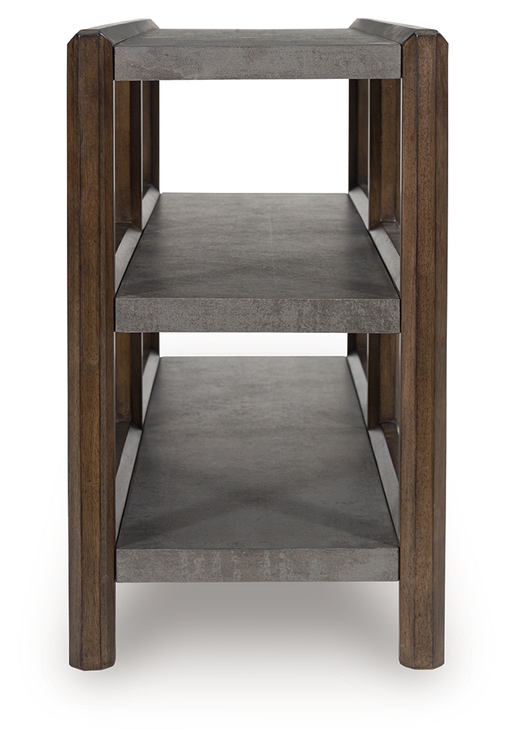 Kallenny - Sofa Table - Brown / Gray - Image 4