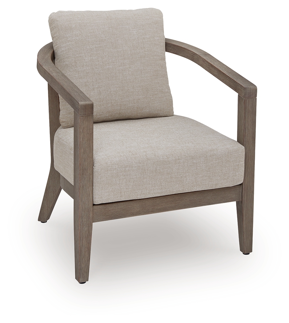 Joy Lagoon - Outdoor Chairs With Cushions/Table (Set of 3) - Beige - Image 3