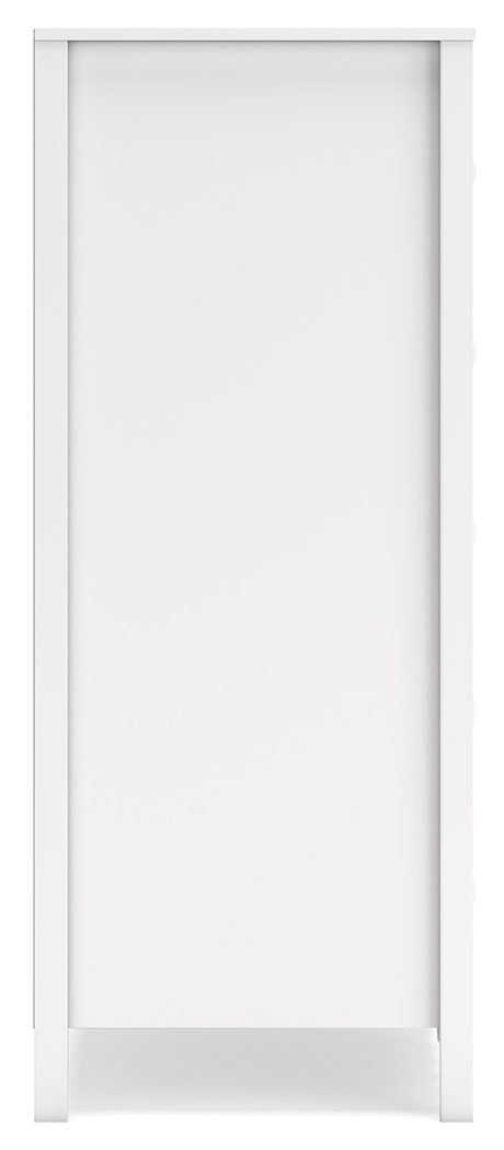 Hallityn - Five Drawer Chest - White - Image 8