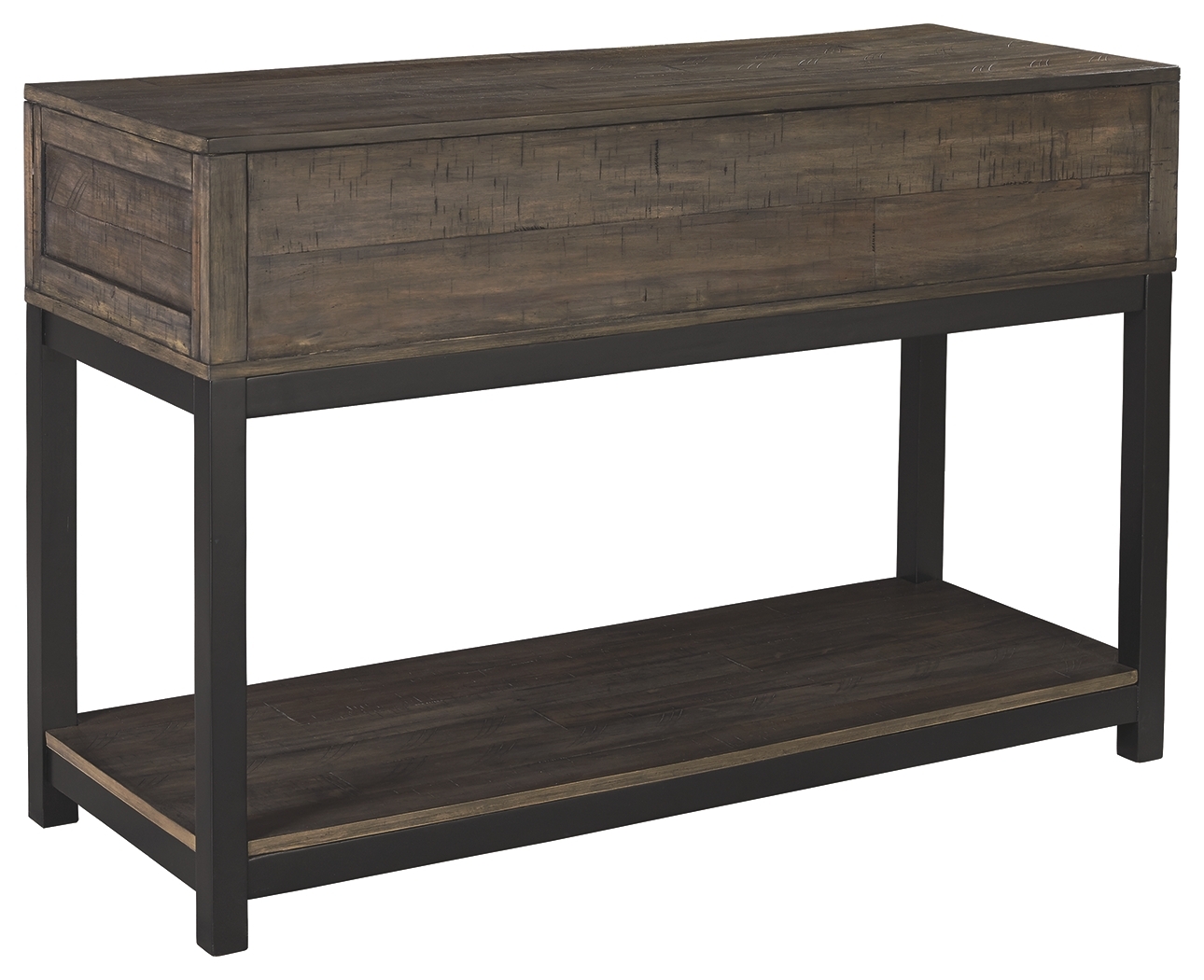 Johurst - Sofa Table - Grayish Brown - Image 3