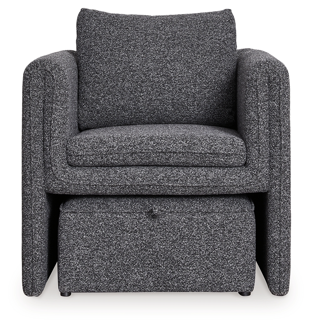 Vreni - Accent Chair - Charcoal / Black - Image 4