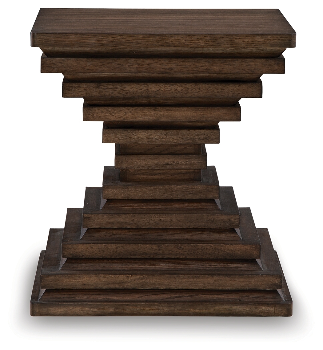 Hannodream - Square End Table - Warm Brown - Image 3