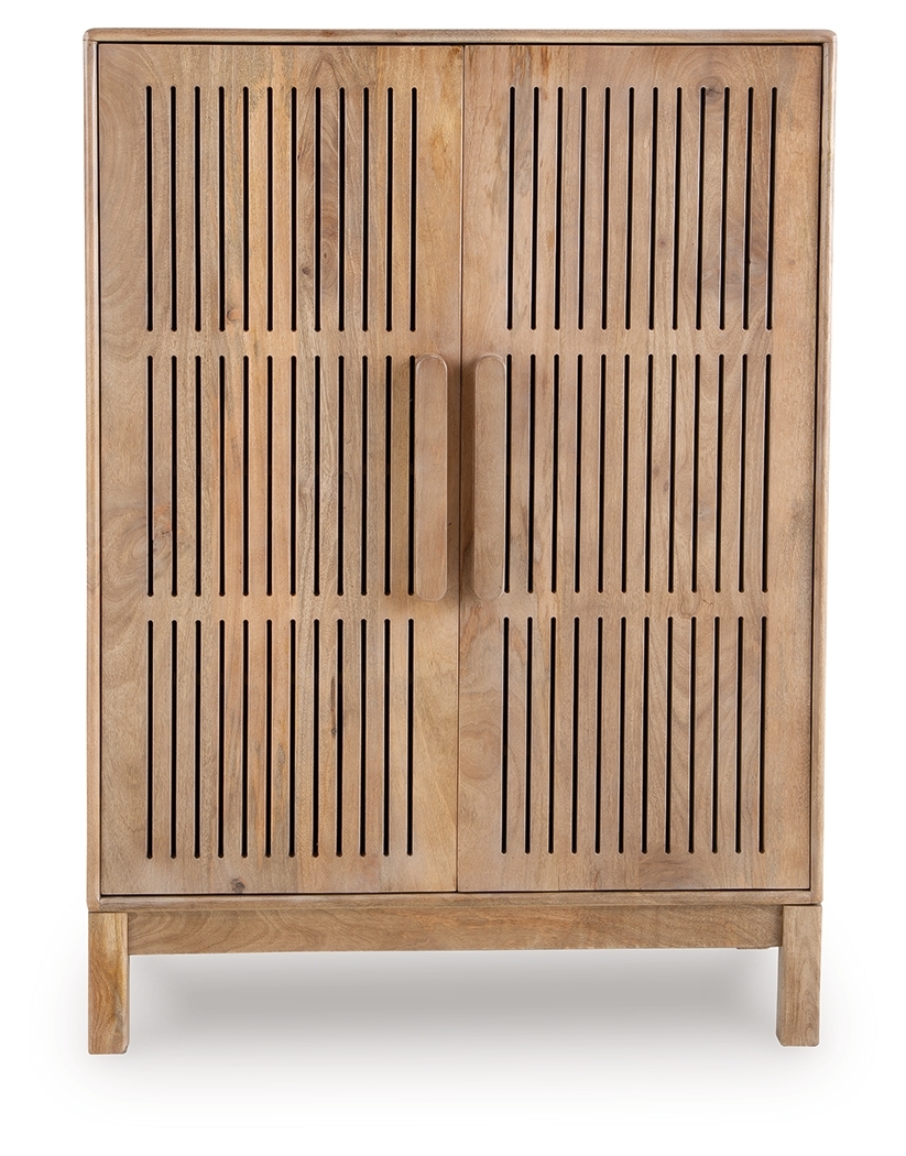 Pellamour - Bar Cabinet - Natural Brown - Image 4