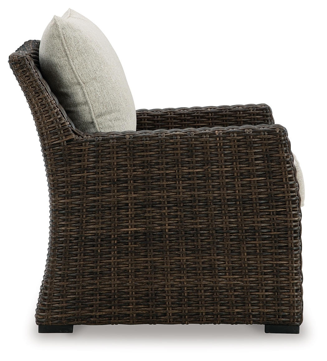 Brook Ranch - Lounge Chair With Cushion - Brown - Image 4