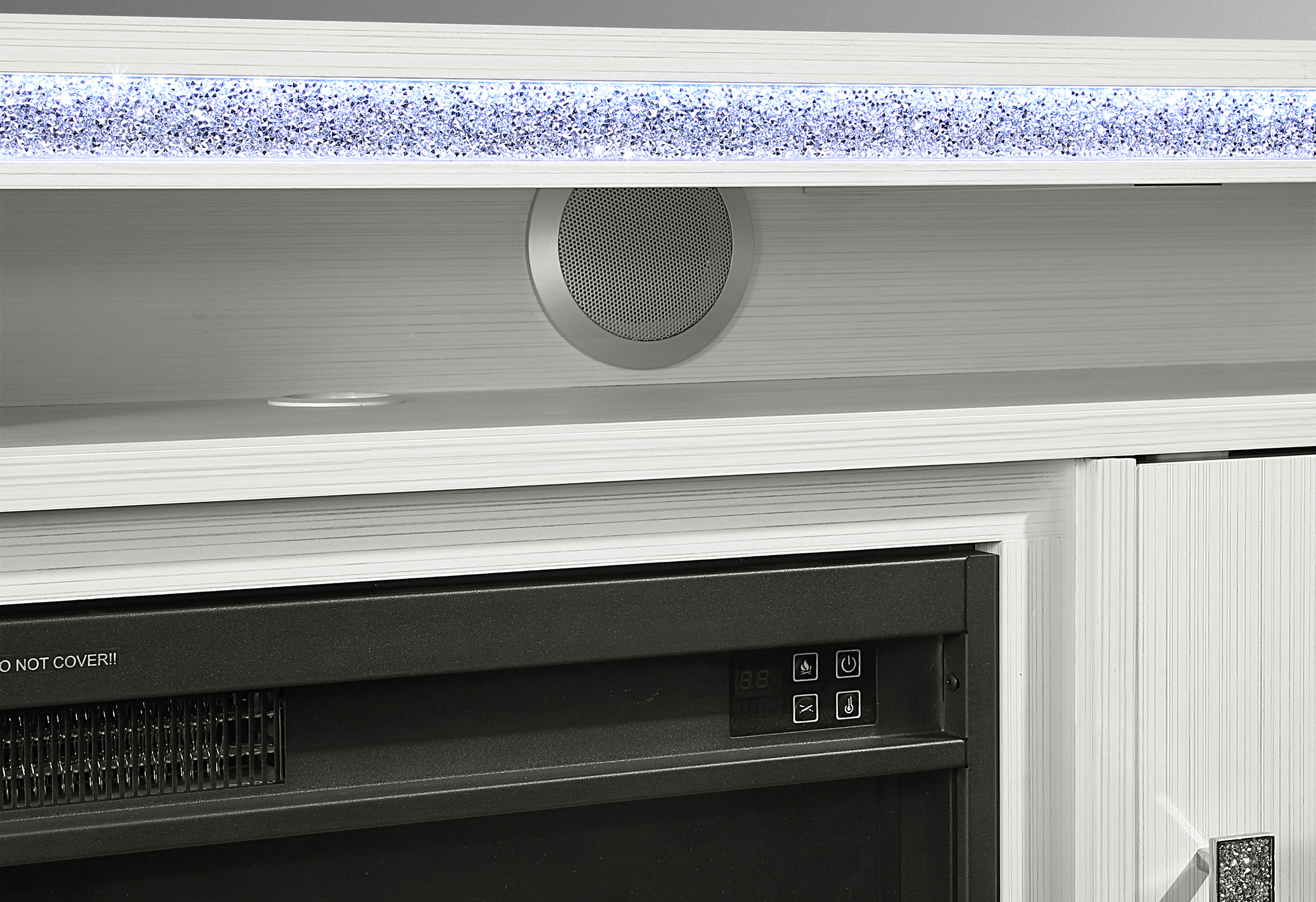 Lily - 72" Entertainment Unit With LED, Speakers, Crystal Inserts - Image 7