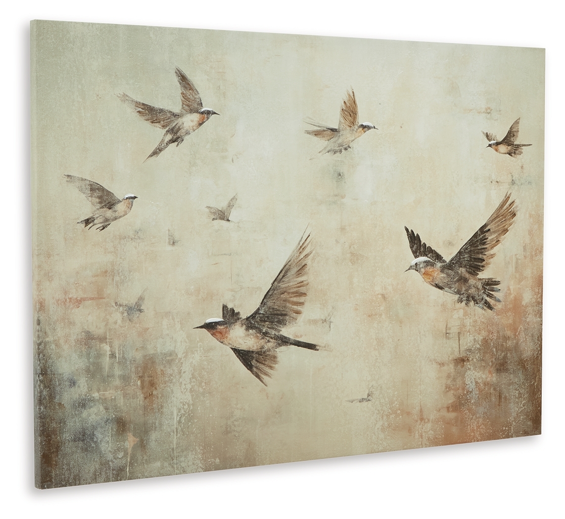 Collmund - Wall Art - Gray / Brown - Image 3