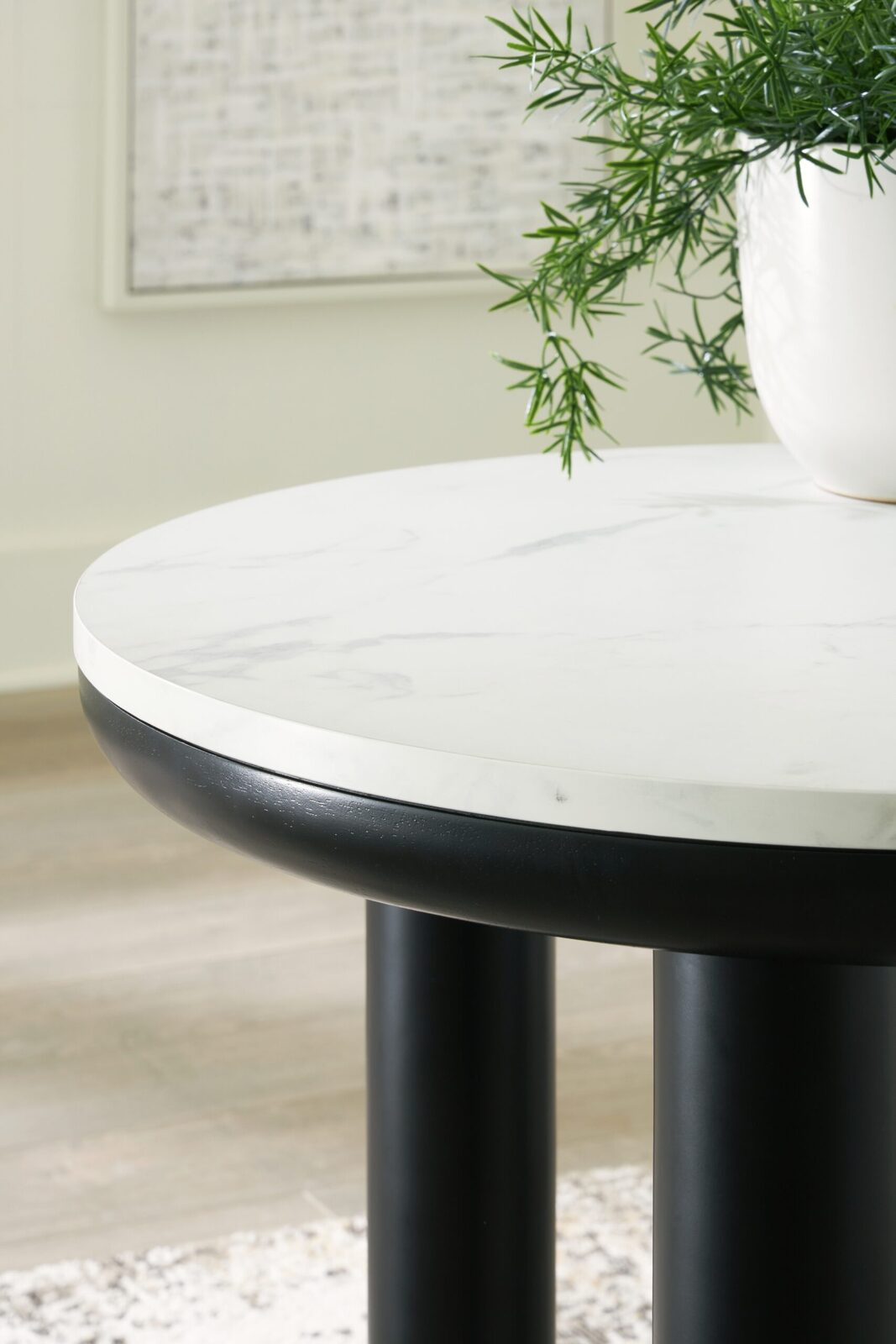 Xandrum - Occasional Table Set (Set of 3) - Black / White - Image 7