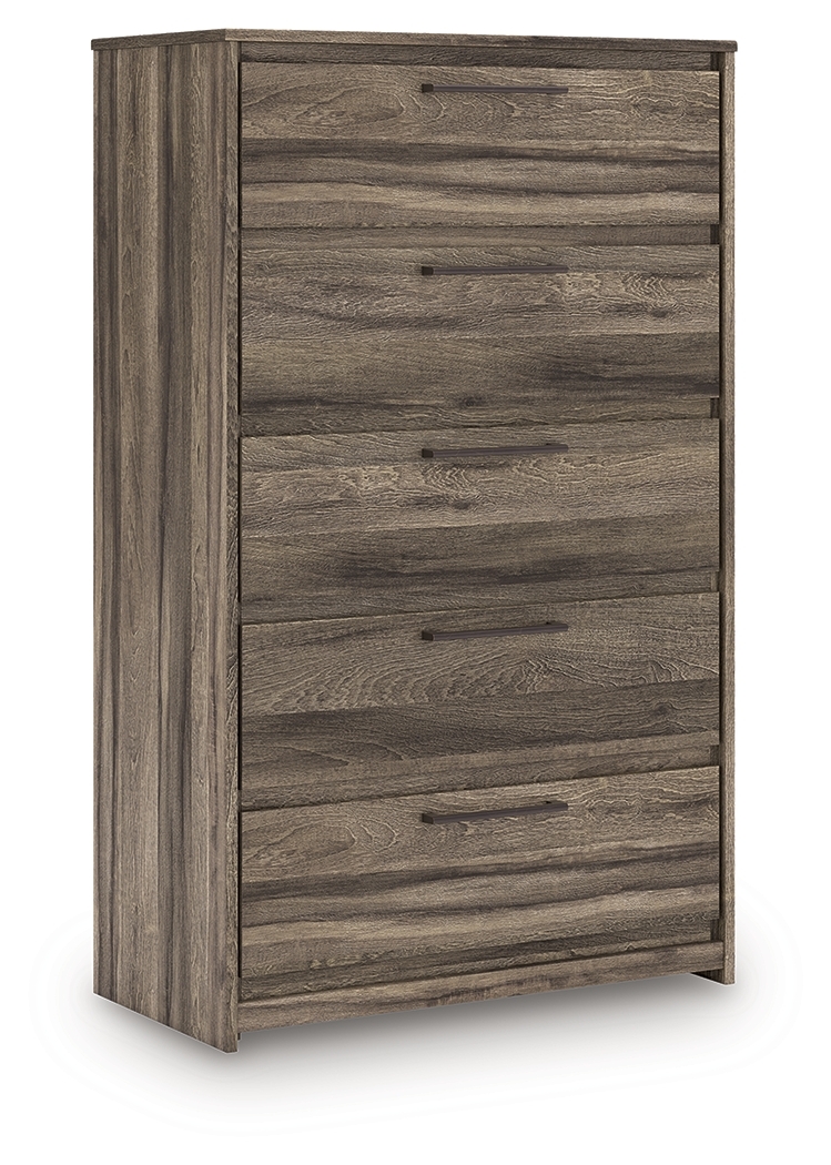 Elbrim - Five Drawer Chest - Brown