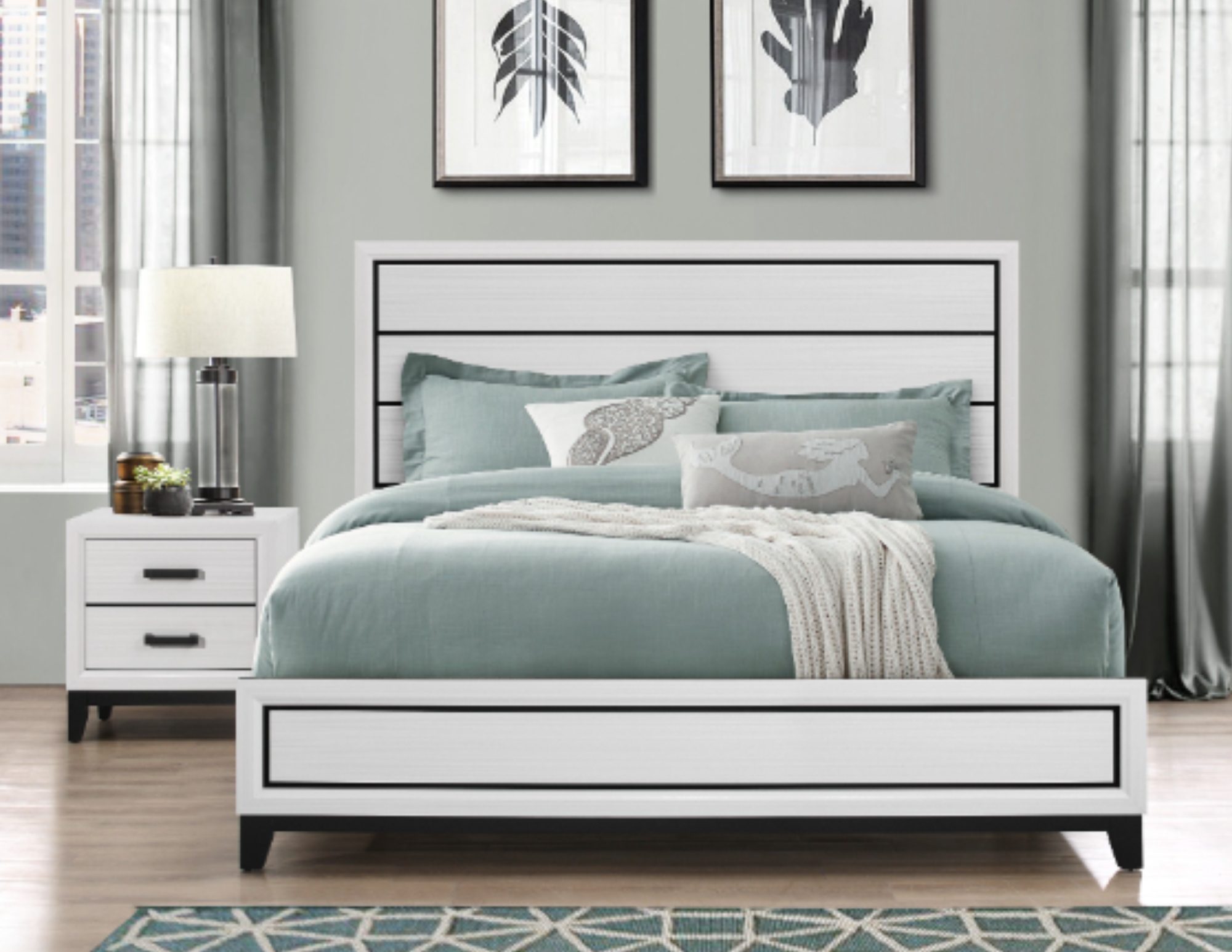 Kate - King Bedroom Set - White - Image 5