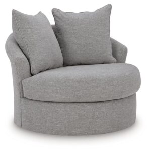 UrbanCrest - Swivel Accent Chair - Pewter