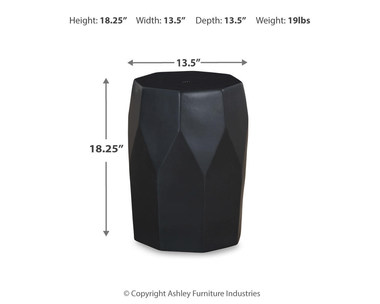 Rhysworth - Stool - Black - Image 4