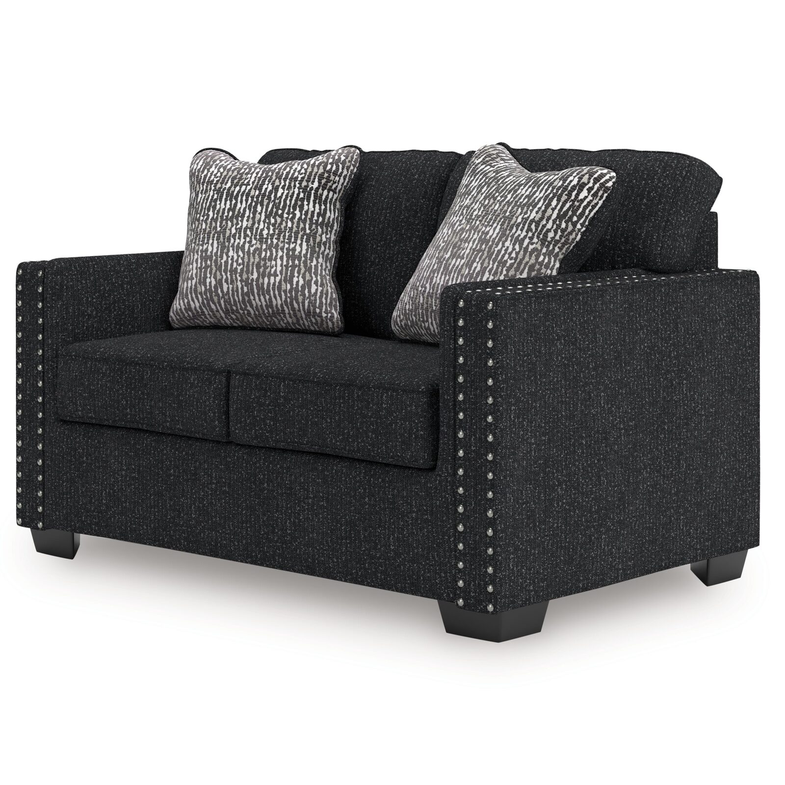 Jasmine Peaks - Loveseat - Coal - Image 4