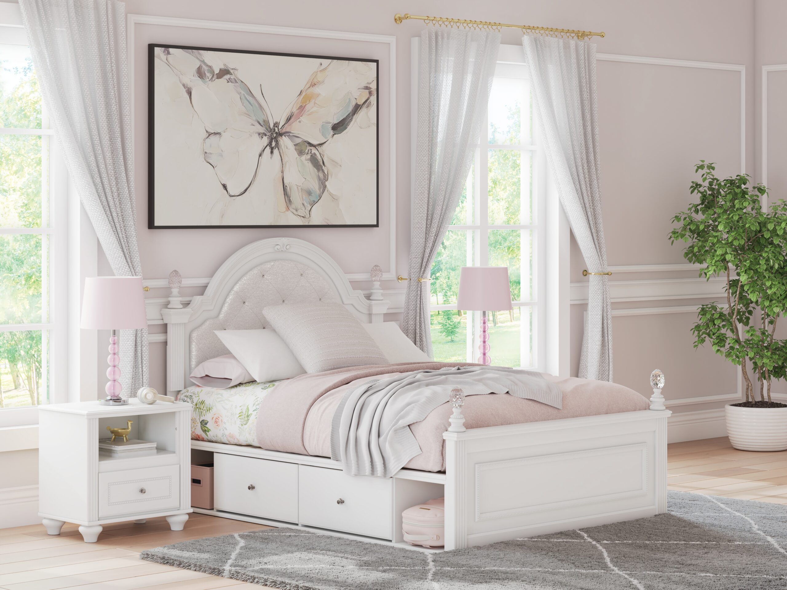 Kozlani - Upholstered Panel Storage Bed - Image 12