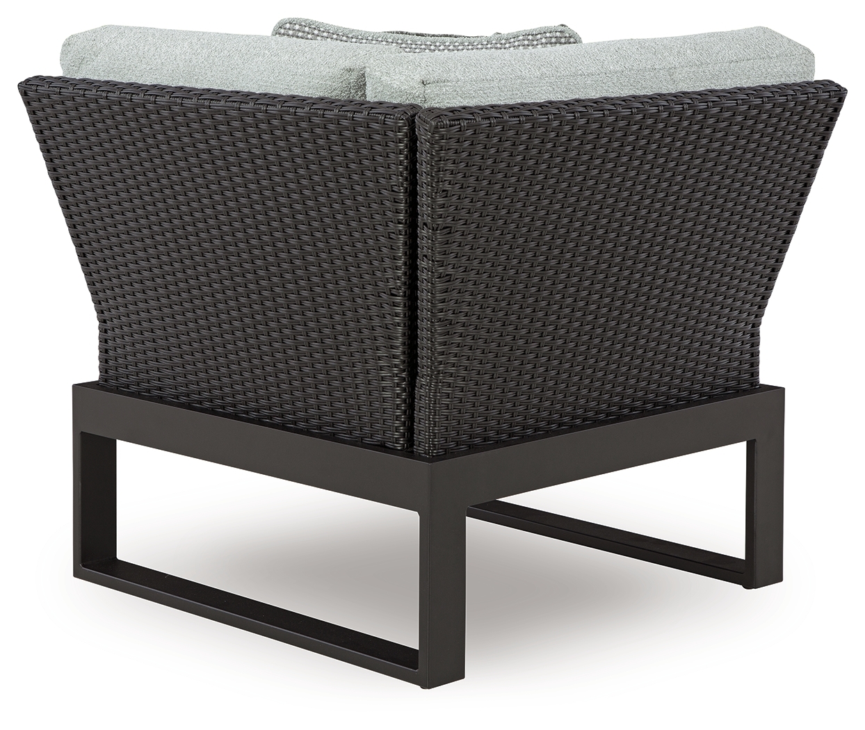 Beachloft - Corner With Cushion - Black / Gray - Image 3