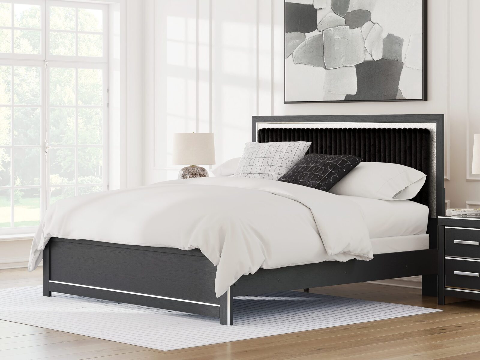 Zuraleus - Upholstered Panel Bed - Image 30