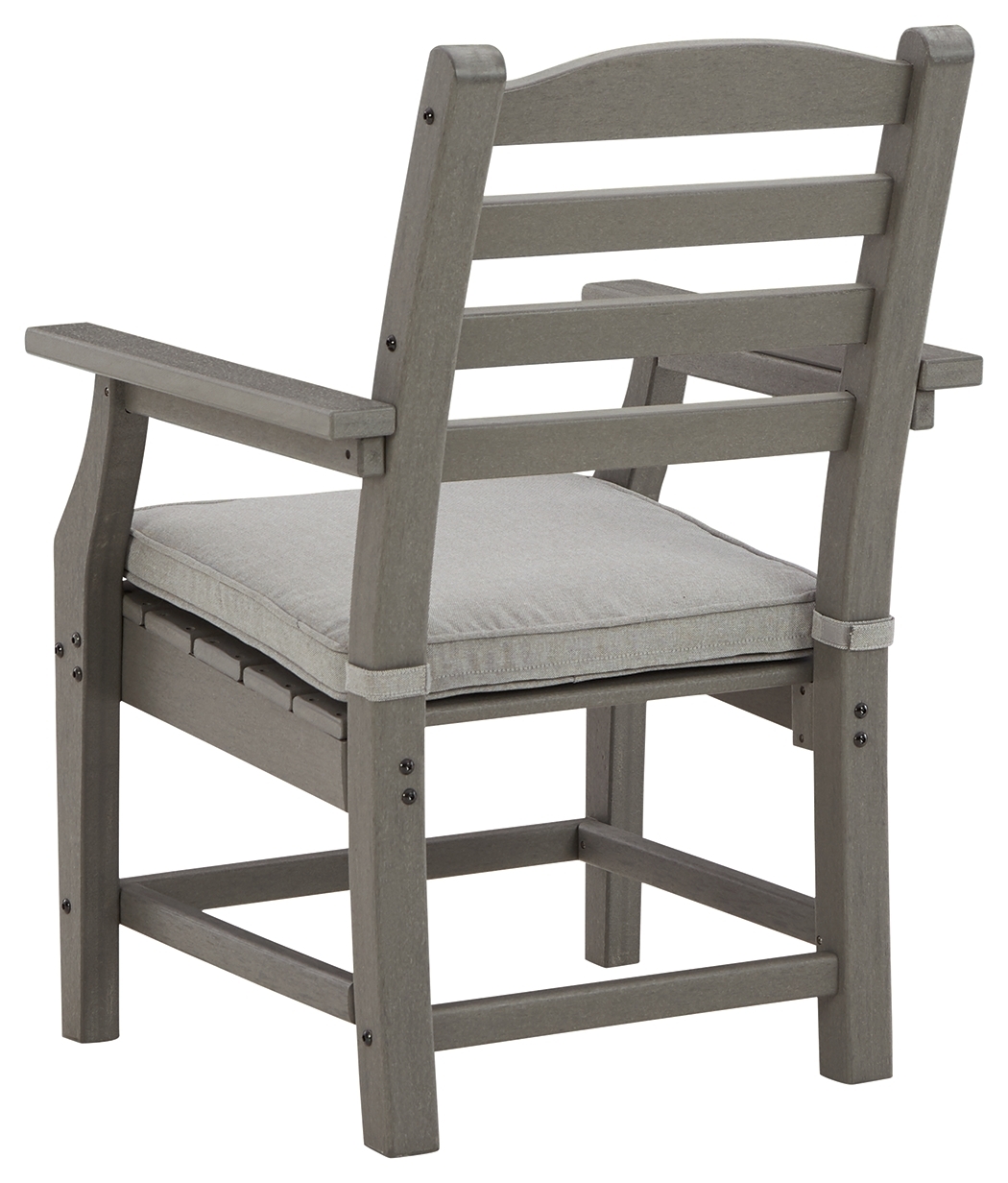 Visola - Arm Chair With Cushion (Set of 2) - Gray - Image 5