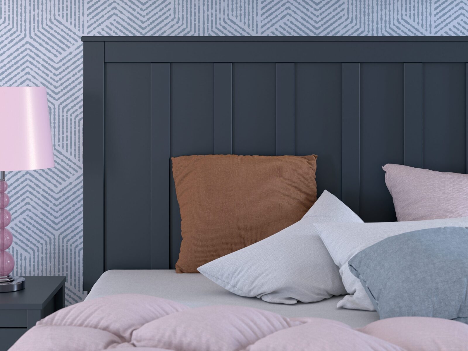 Simmenfort - Platform Bed With Panel Headboard - Image 19