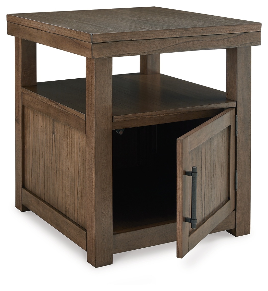 Boardernest - Rectangular End Table - Brown - Image 3