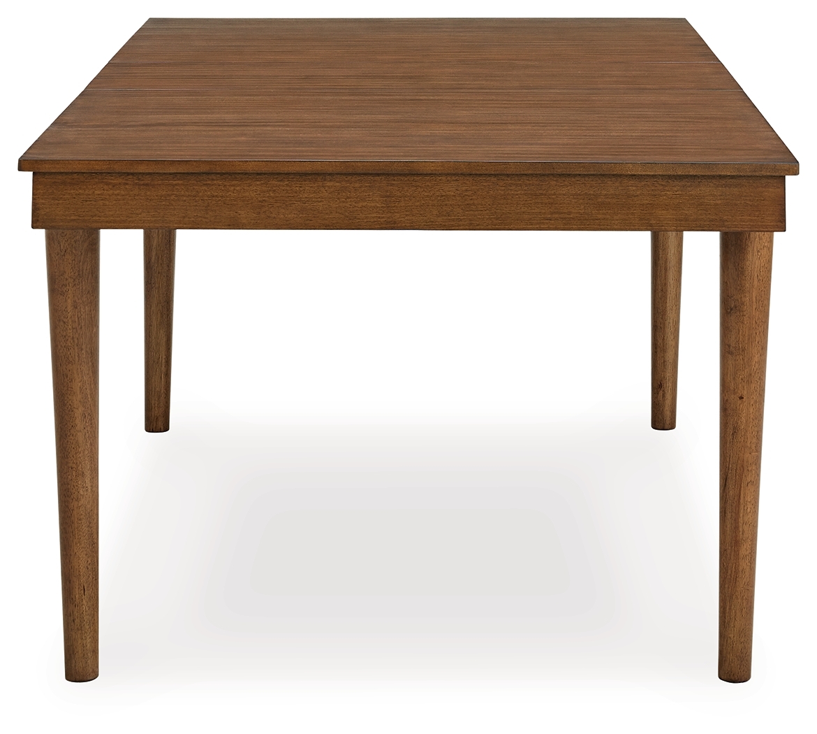 Lyncott - Rectangular Dining Room Extension Table - Brown - Image 5