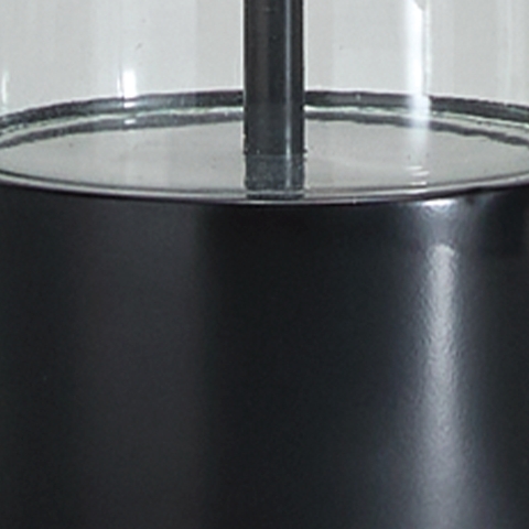 Kerrbrook - Glass Table Lamp - Clear / Black - Image 4