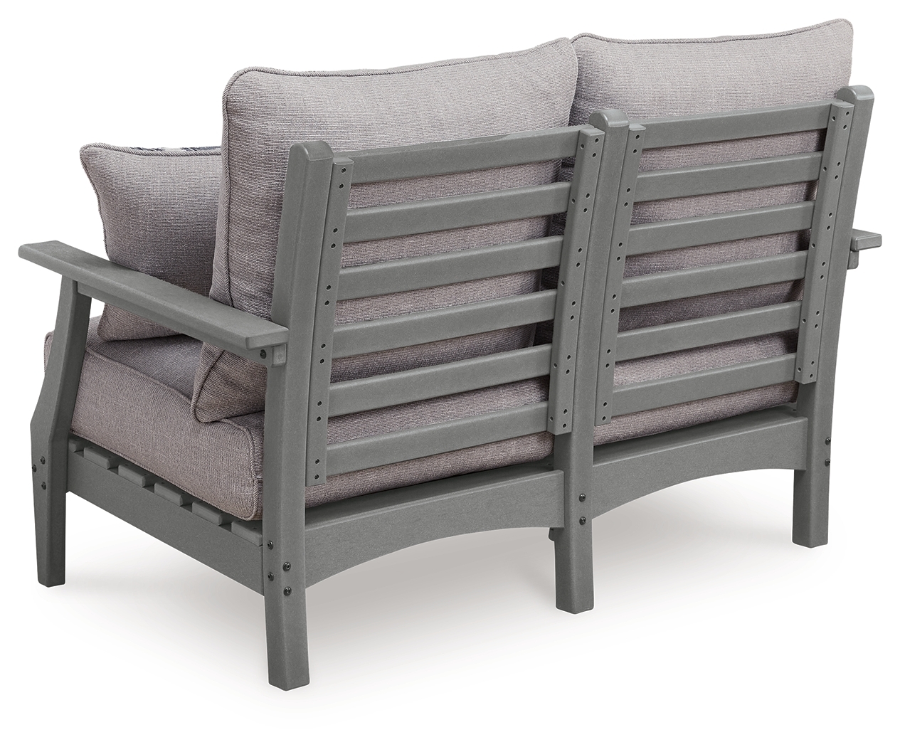 Cove Beach - Loveseat With Cushion - Gray - Image 4