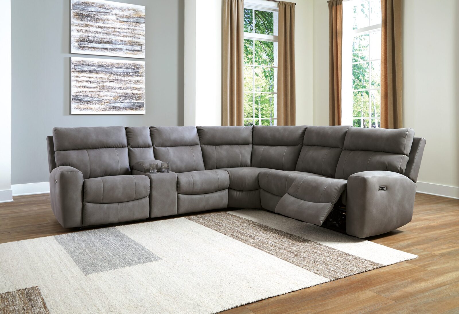 Next-Gen Durapella - Power Reclining Sectional Set - Image 13