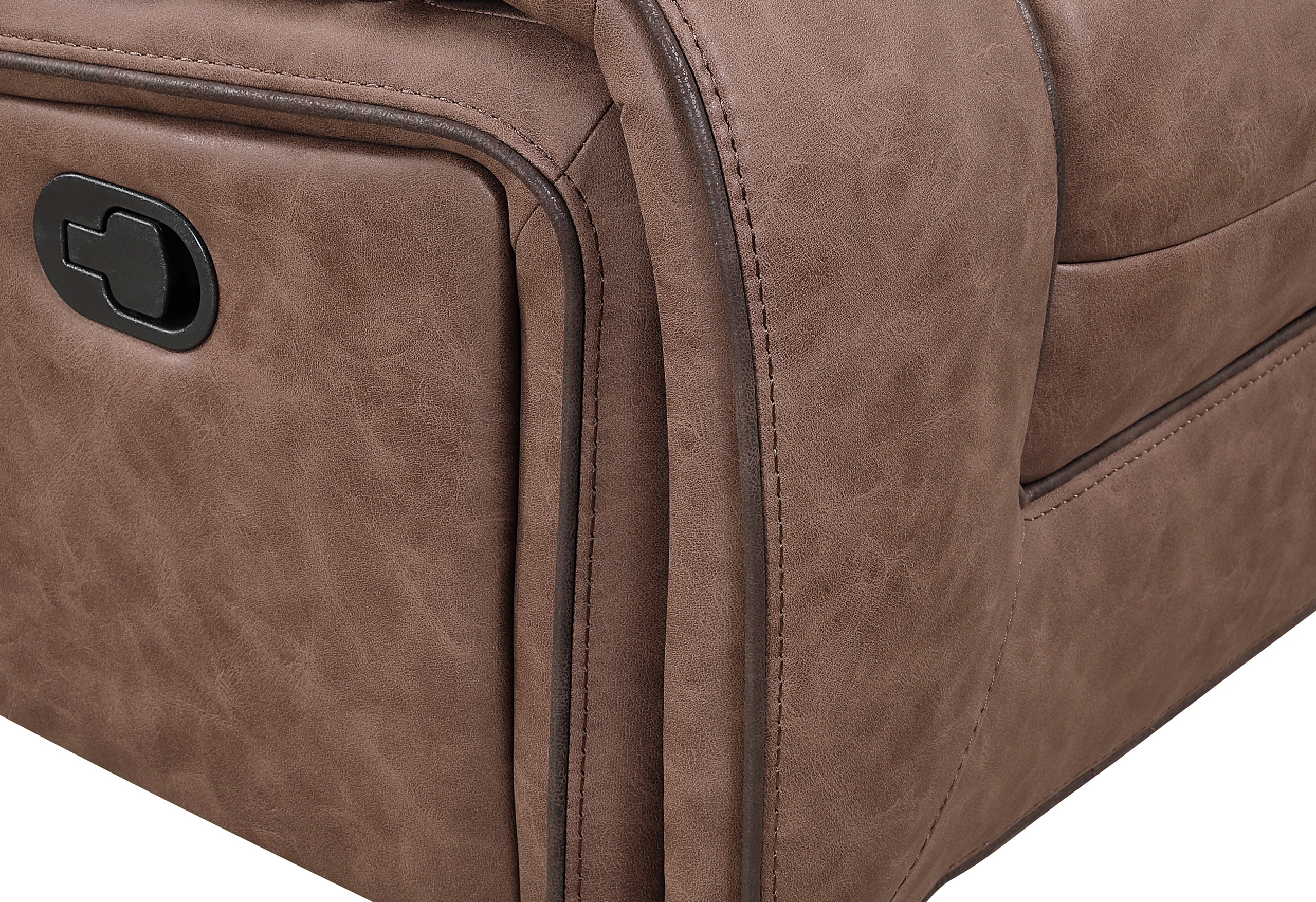 U2250 - Console Reclining Loveseat - Brown - Image 3