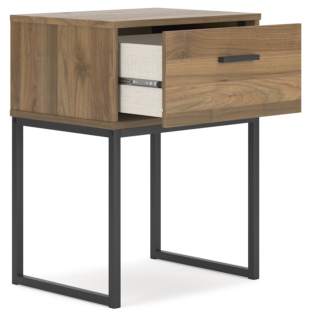 Deanlow - One Drawer Night Stand - Honey - Image 4