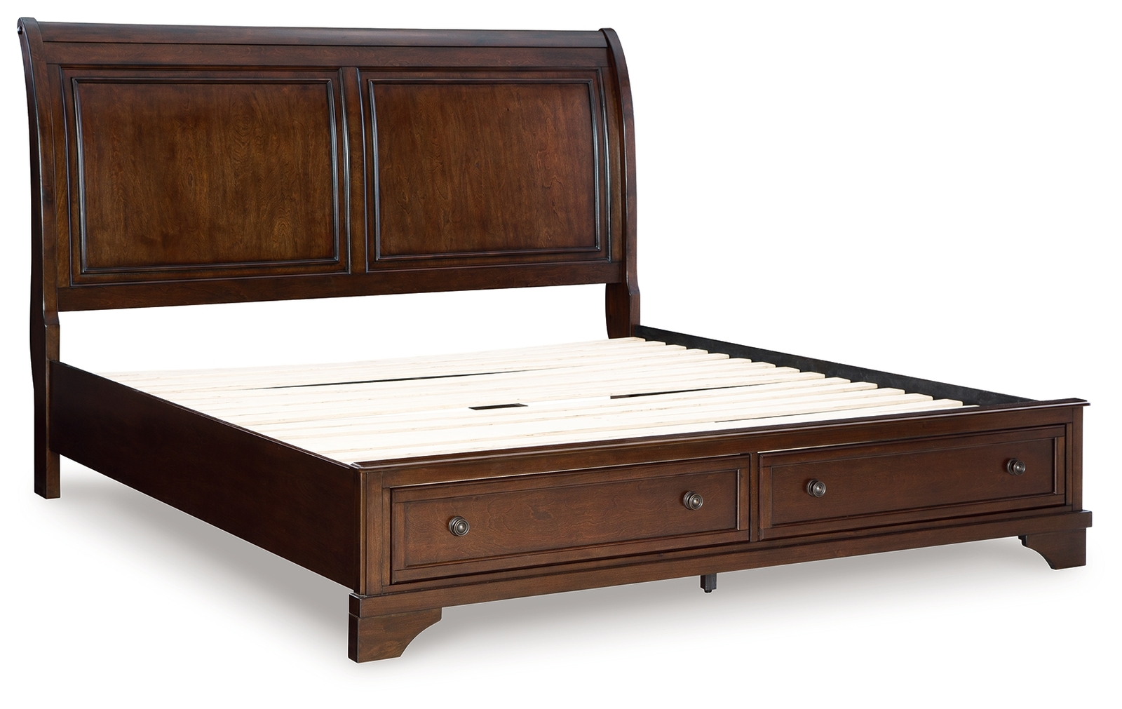 Trellington - King Sleigh Storage Bed - Brown - Image 3
