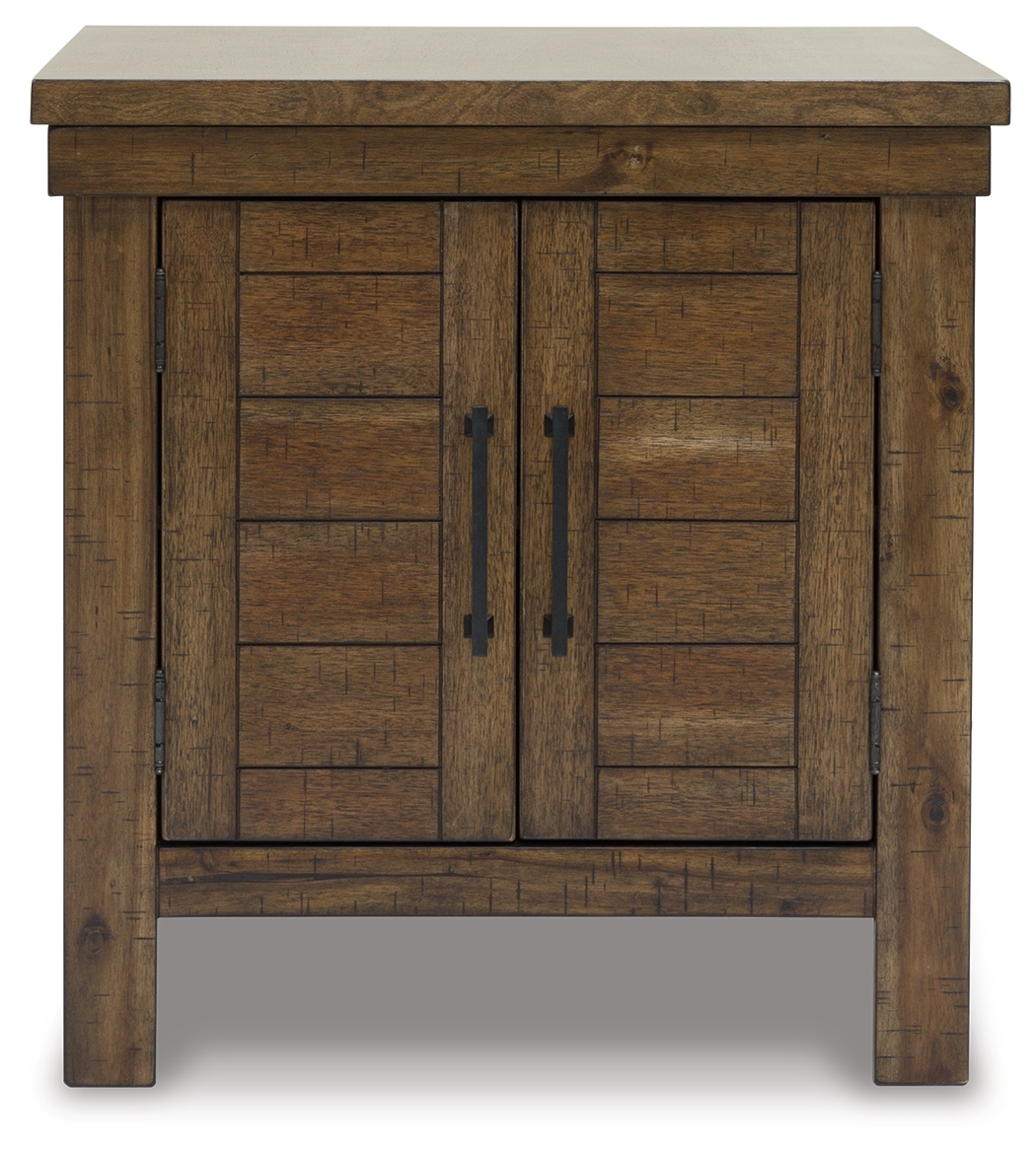 Moriville - Rectangular End Table - Grayish Brown - Image 4