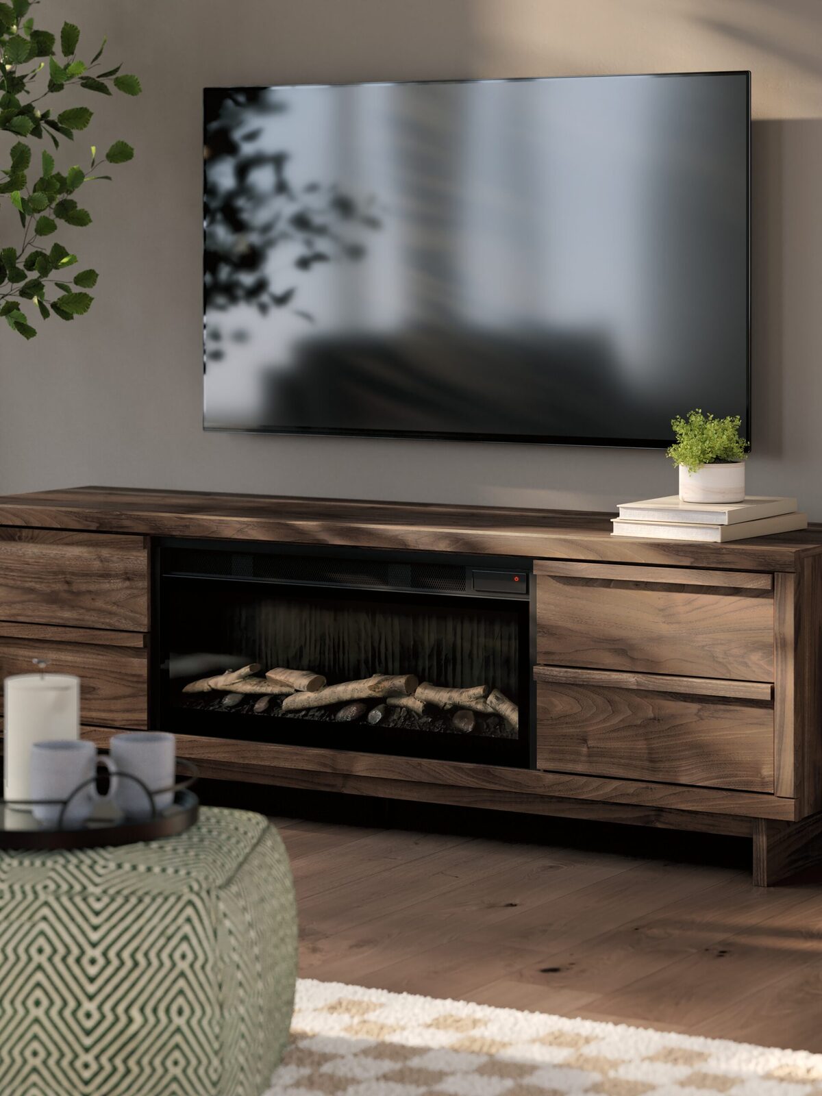 Zadilyn - TV Stand With Fireplace Option - Image 17