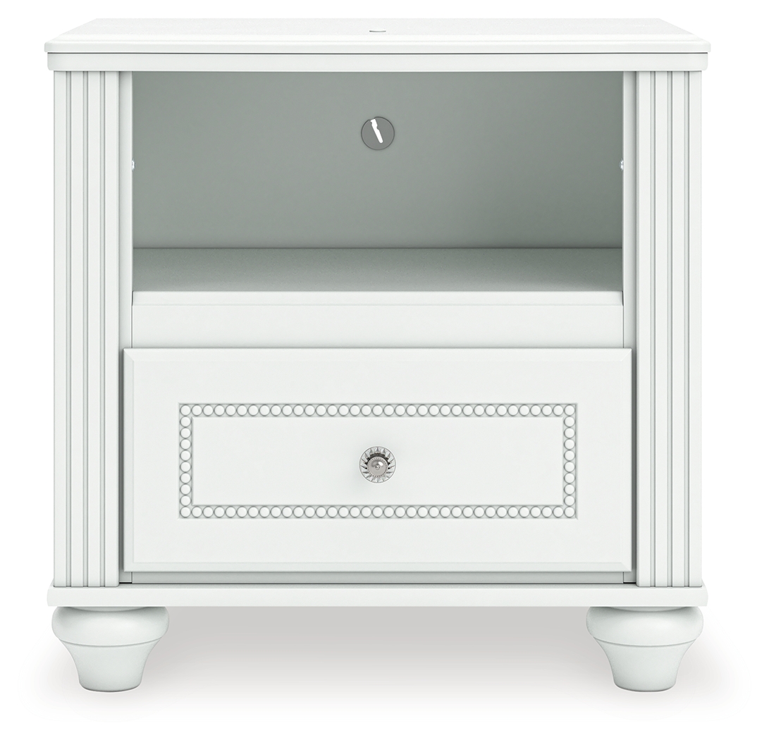 Kozlani - One Drawer Night Stand - White - Image 7