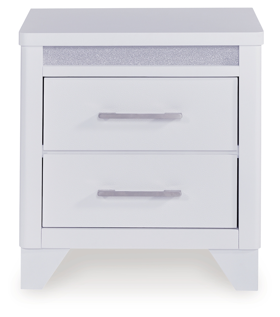 Jarlee - Two Drawer Night Stand - White - Image 4