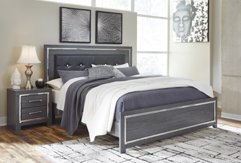 Lodanna - Panel Bed With Roll Slats