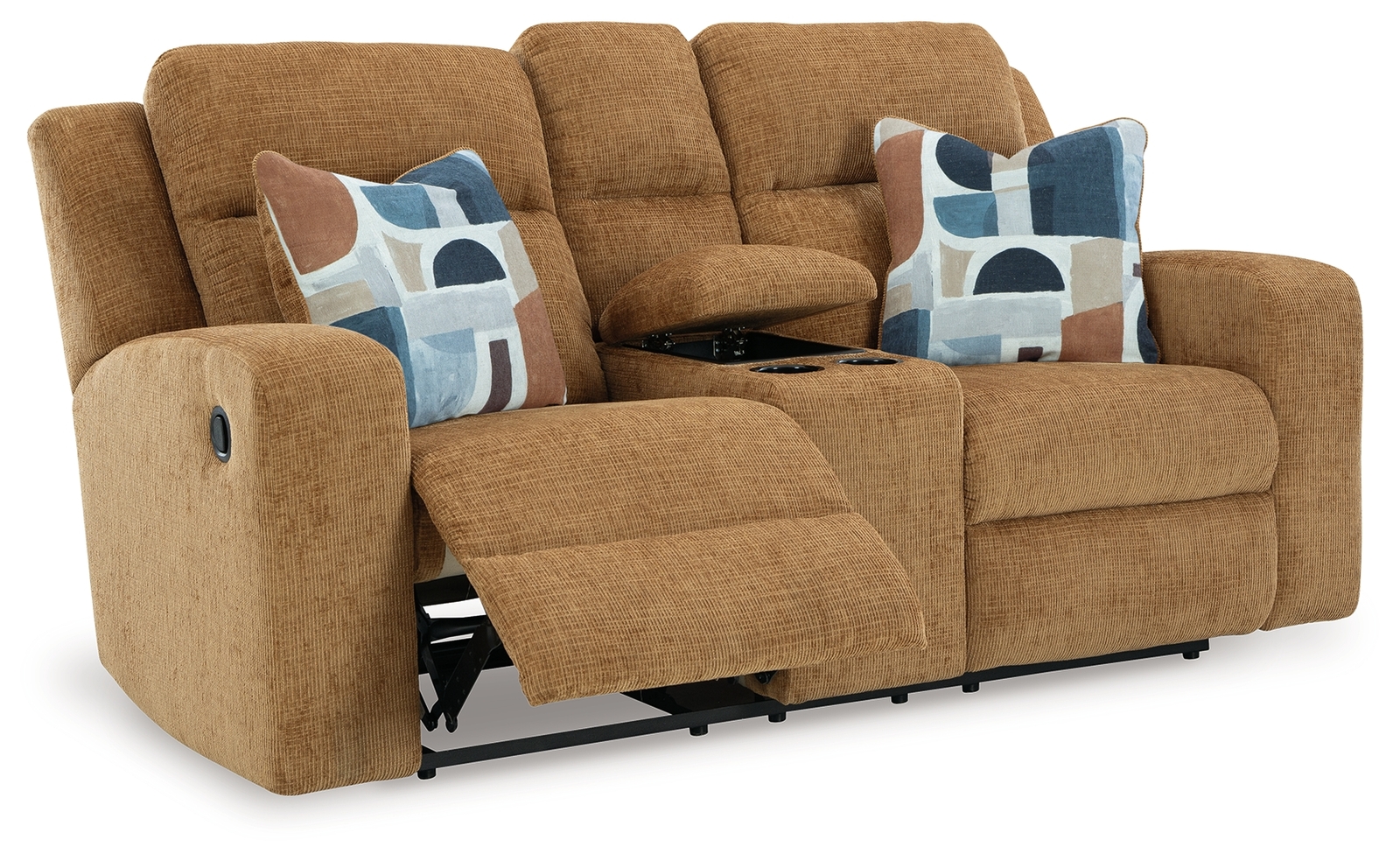 Kanlow - Dbl Reclining Loveseat With Console - Image 3