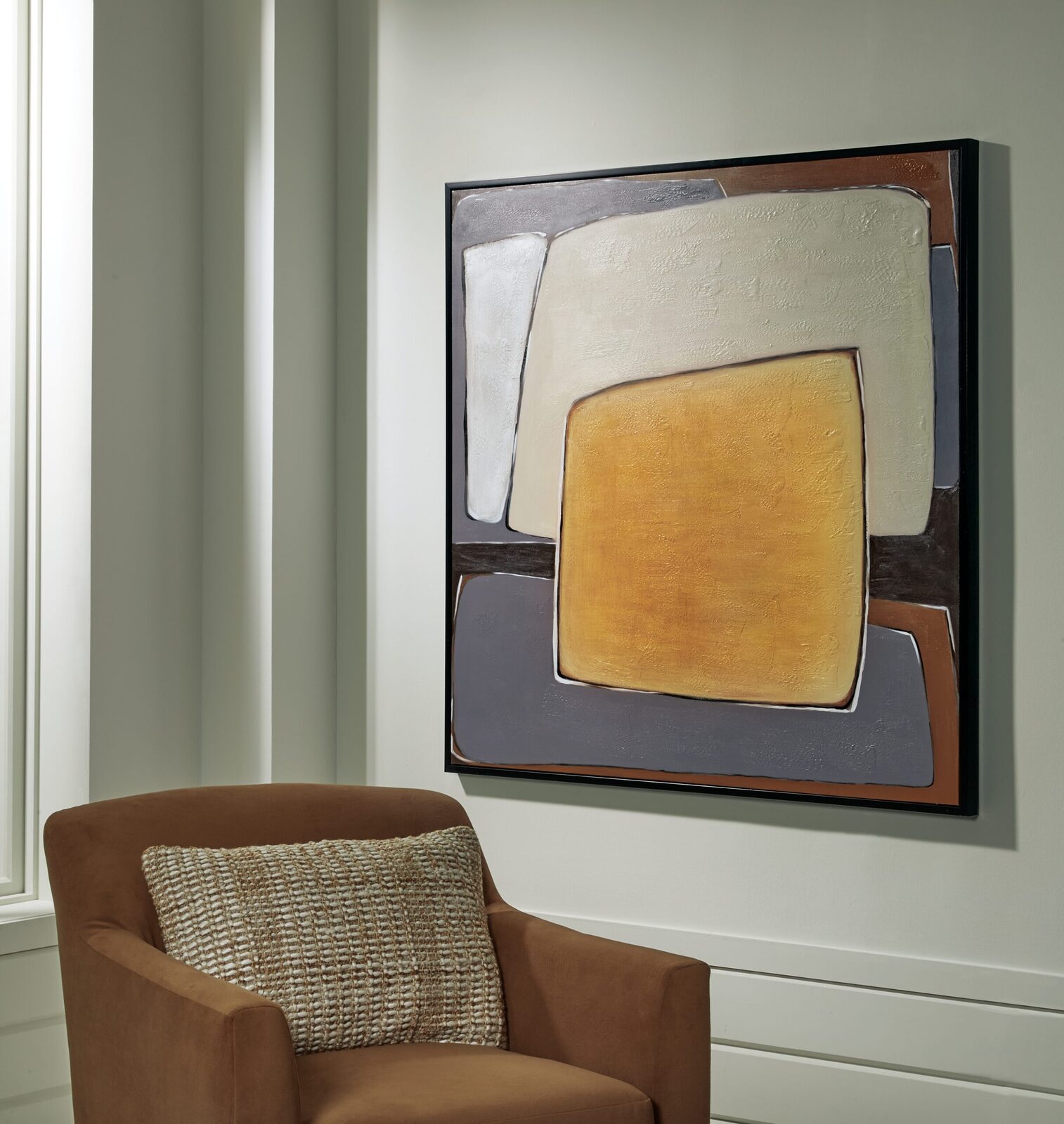 Actman - Wall Art - Cream / Brown / Gray - Image 2