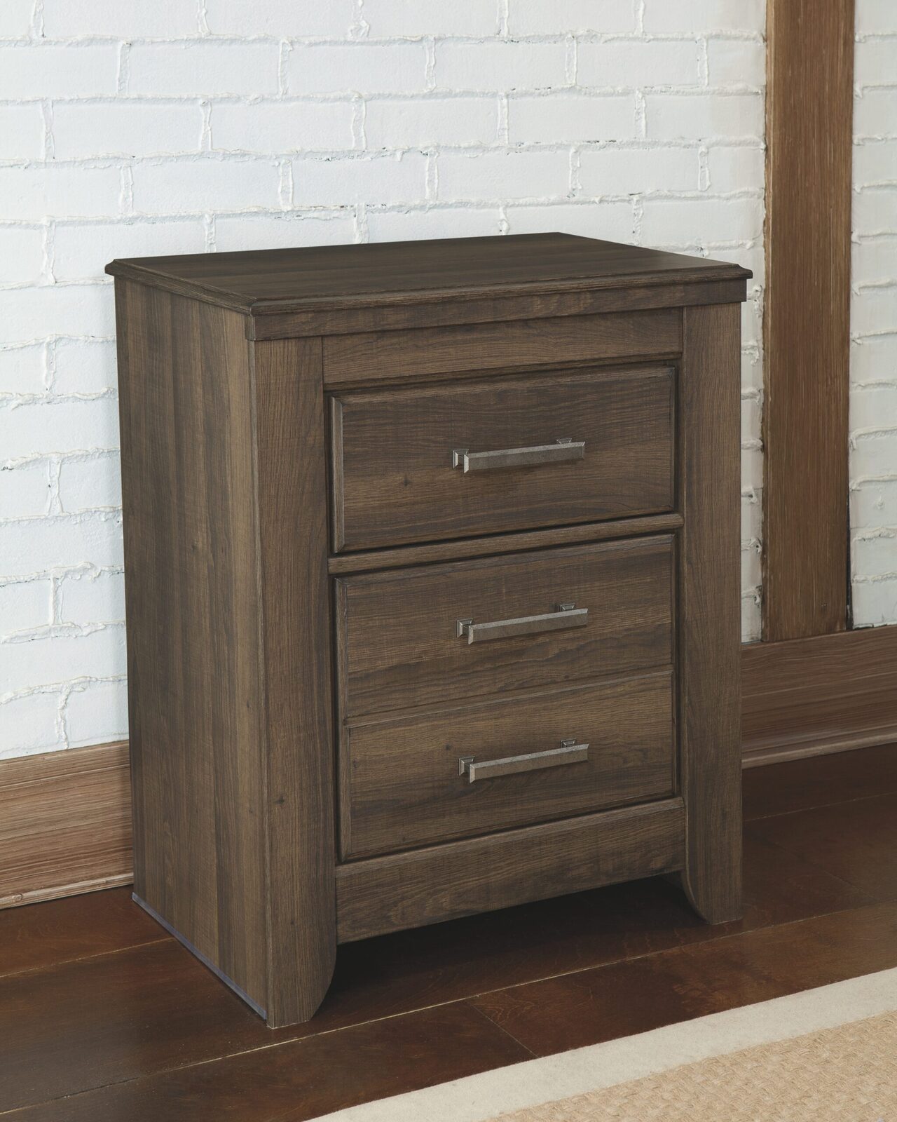Juararo - Two Drawer Night Stand - Dark Brown - Image 6