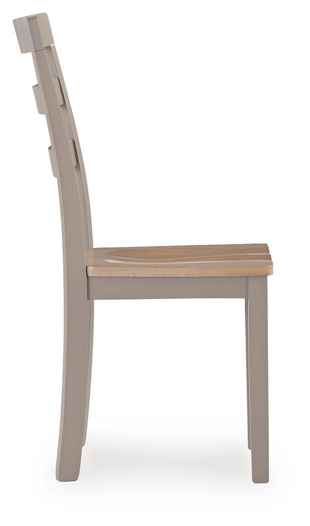 Harperfeld - Dining Room Side Chair (Set of 2) - Natural / Gray - Image 5