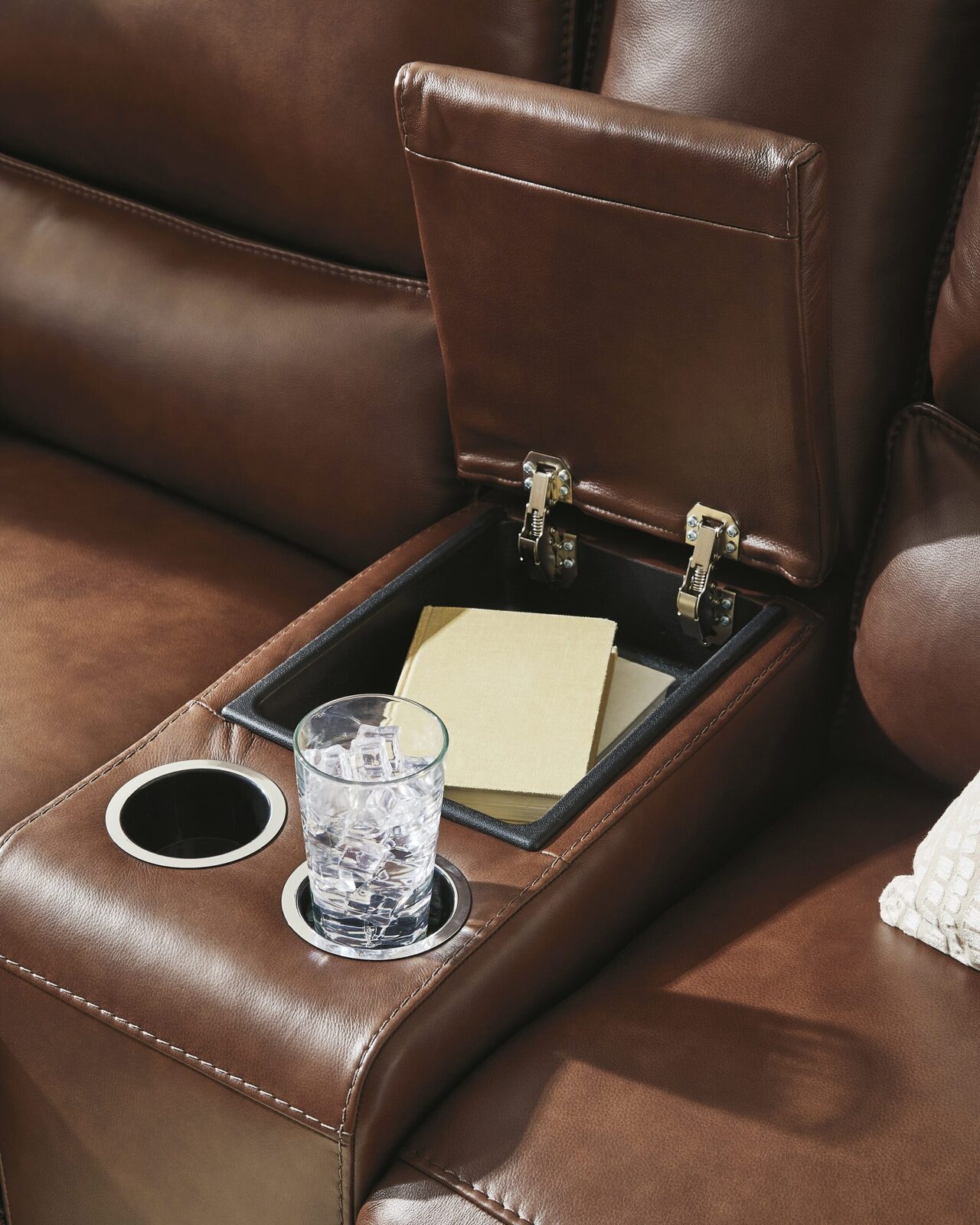 DeepWakes - Power Reclining Loveseat / Console / Adjustable Headrest - Image 6