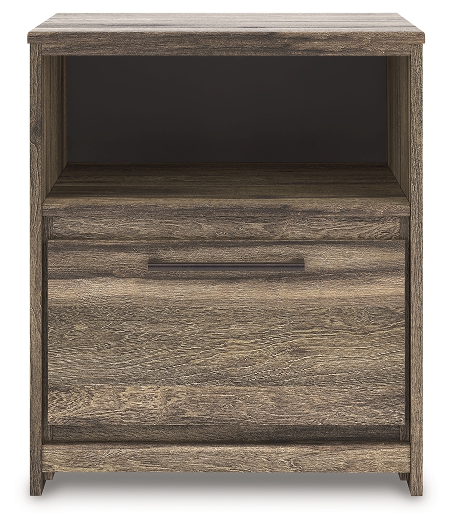 Elbrim - One Drawer Night Stand - Brown - Image 5