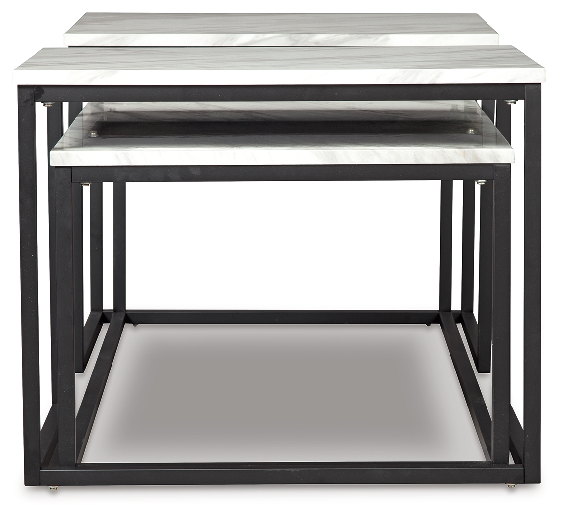 Donnesta - Occasional Table Set (Set of 3) - Gray / Black - Image 5
